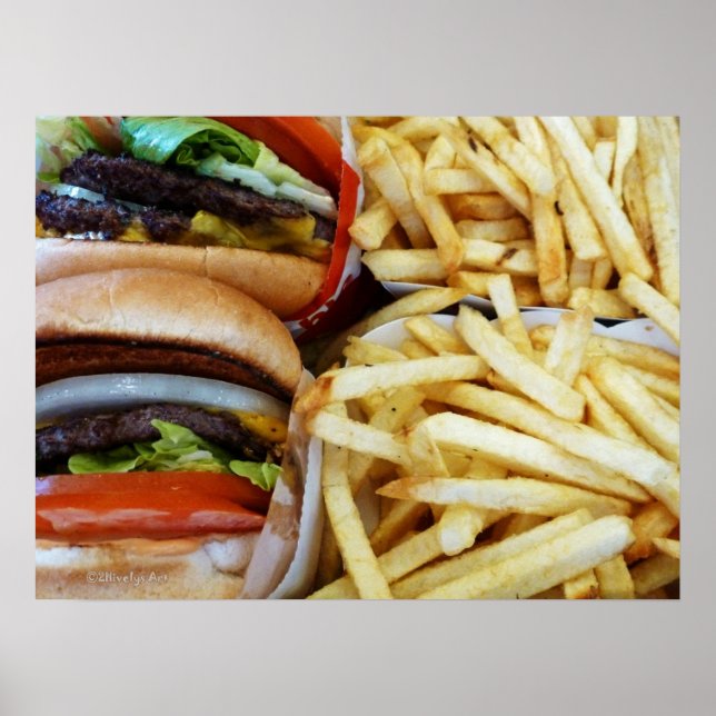 Burgers in Fries Poster (Framsidan)