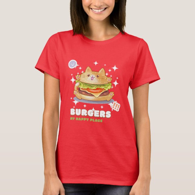 Burgers My Lycklig Ställe T Shirt (Framsida)