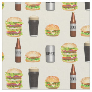 Burgers och Öl Tyg