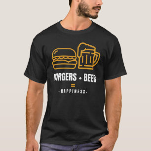 BURGERS + ÖL = HUNDRAR T SHIRT
