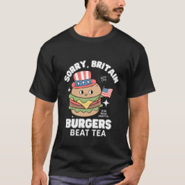 Burgers slår te t shirt