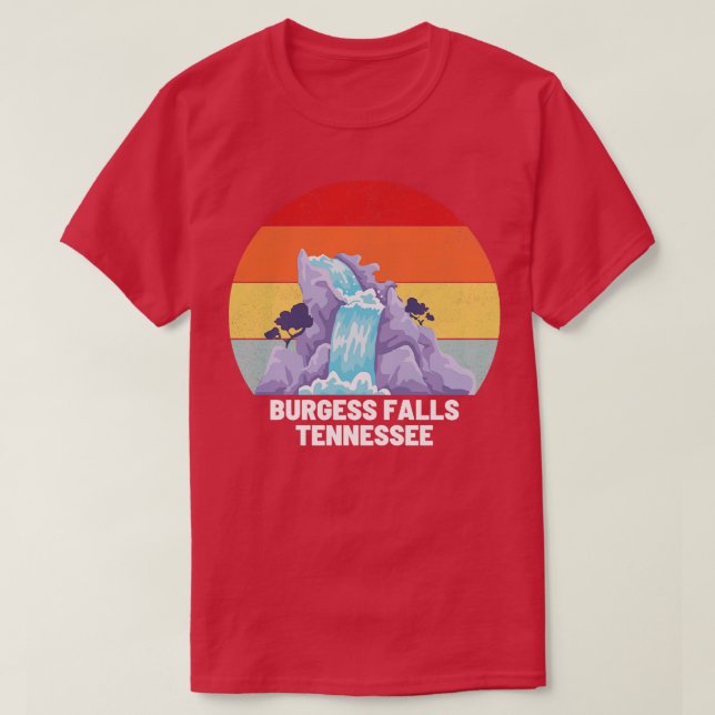 Burgess Falls Tennessee 12 T Shirt (Design framsida)