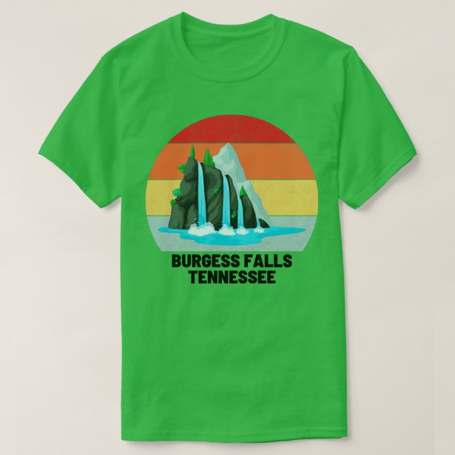Burgess Falls Tennessee 2 T Shirt (Design framsida)