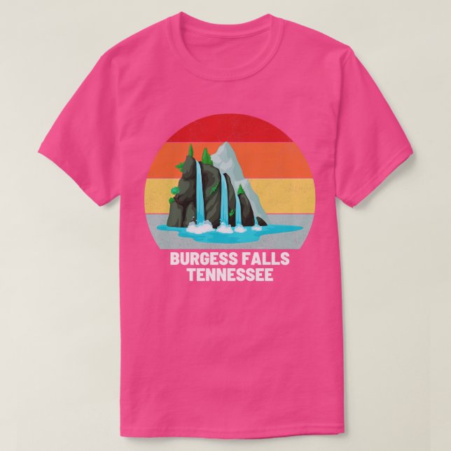 Burgess Falls Tennessee 8 T Shirt (Design framsida)