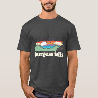 Burgess Falls Tennessee utomhus Retro Nature T Shirt