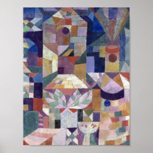 Burggarten (1919) Paul Klee. Liten Poster