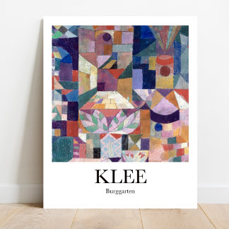 Burggarten av Paul Klee Poster