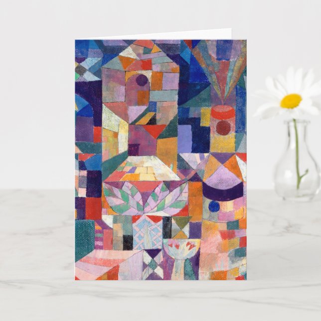 Burggarten (Castle Garden) - Paul Klee - Kort (Liten växt)