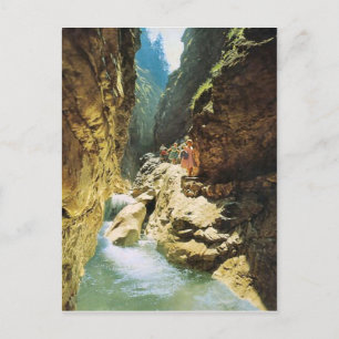 Burggraben-Klamm vattenfall Vykort