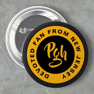 Burgh Fläkt Clasp Anpassningsbar Black Guld Retro Knapp