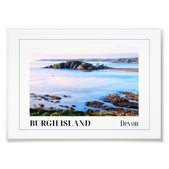 Burgh Island, Devon Fototryck (Framsidan)