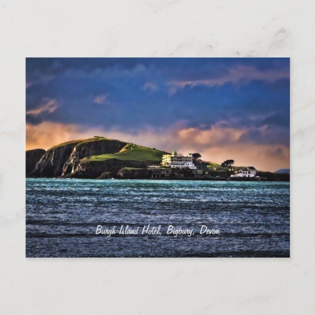 Burgh Island Hotel, Bigbury, Devon Vykort (Framsida)