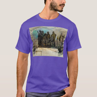 Burghers of Calais av Rodin i London T Shirt