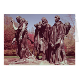 Burghers of Calais Hälsningskort