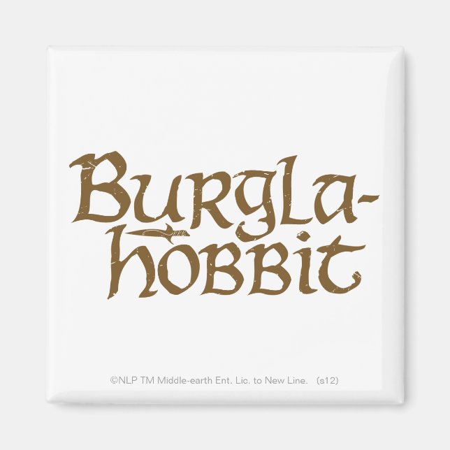 Burgla Hobbit Magnet (Framsidan)