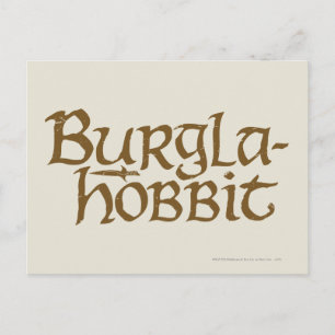 Burgla Hobbit Vykort