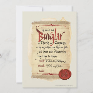 Burglar Contract Inbjudningar