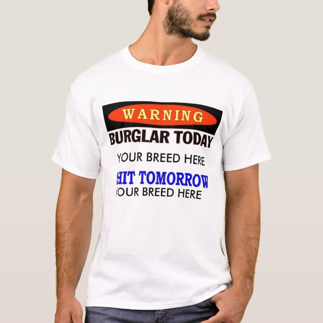 BURGLAR I DAG T-SHIRT (Framsida)