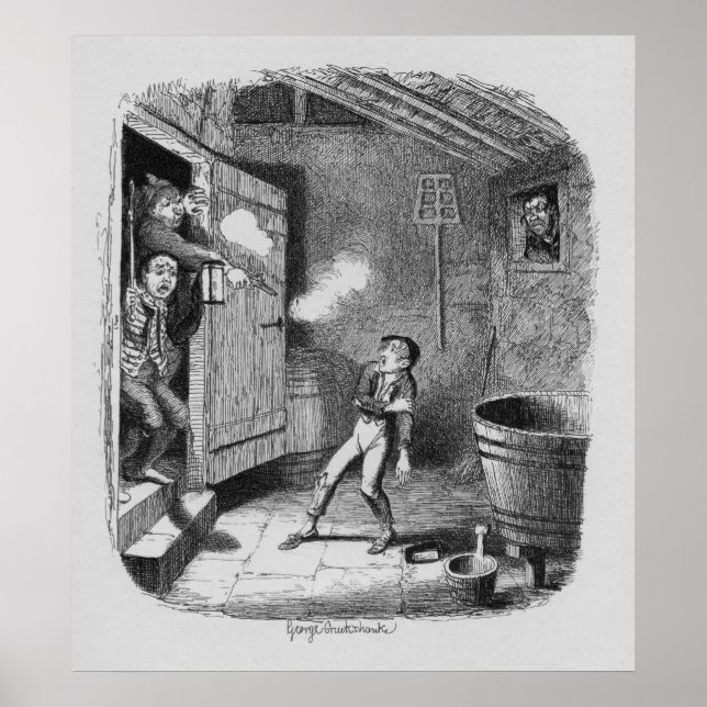 Burglary från Oliver Äventyr Poster (Framsidan)