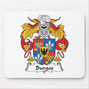 Burgos familjvapensköld musmatta