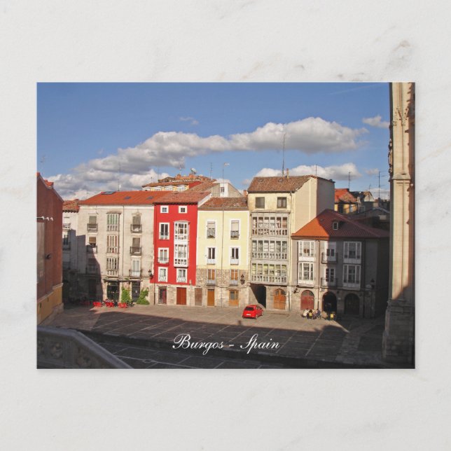 Burgos - Spanien, vykort för resor (Framsida)