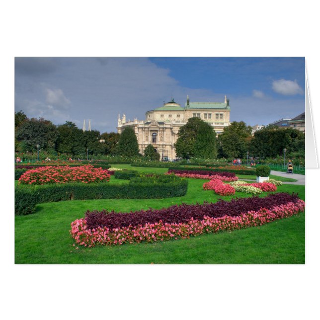 Burgtheater, Wien, Österrike Hälsningskort (Framsidan Horizontal)