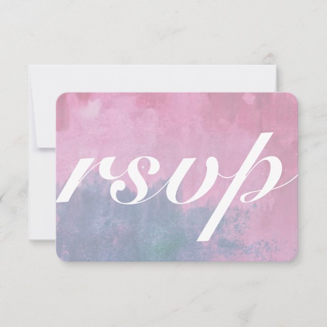 Burgund och marinblå bröllops-RSVP med måltidsalte OSA Kort (Framsida)