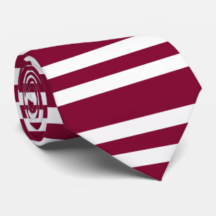 Burgund ränder Sömlöst Mönster Slips