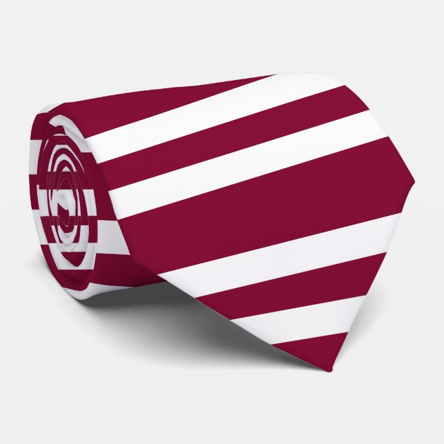 Burgund ränder Sömlöst Mönster Slips (Rullad)