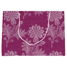 Burgunder Bröllopsdusch med Blommönstrad Spets