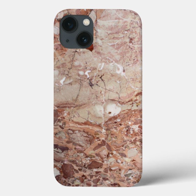 Burgunder Crimson Stoney Pebble Marmor finish (Baksida)