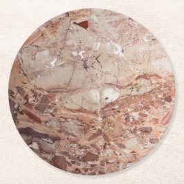 Burgunder Crimson Stoney Pebble Marmor finish Underlägg Papper Rund