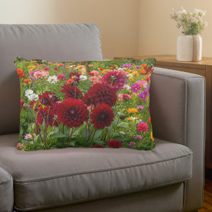Burgunder Dahlia Accent Kudd Prydnadskudde
