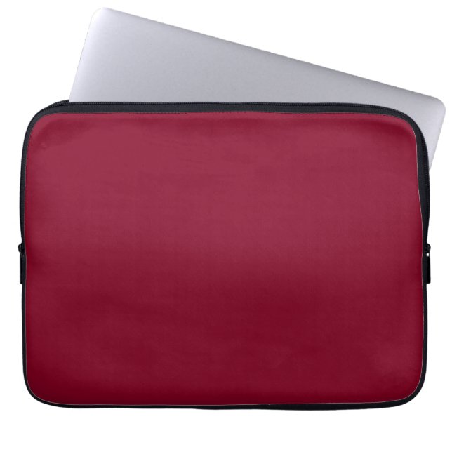 Burgunder (enfärgad) laptop fodral (Framsidan)