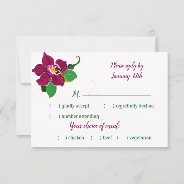 burgunder hibiskusblommor gröna blad svar (Framsida)