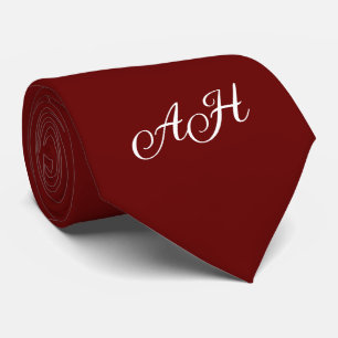 Burgunder Initial Bröllopsgäster Monogram Monogram Slips