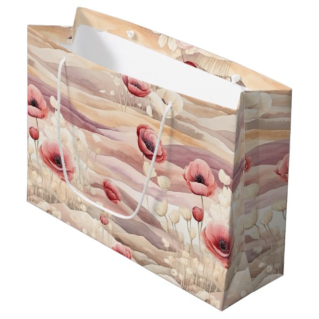 Burgunder Kräm Rodnad Blommig Bröllopsfest (Framsidan Vinklad)