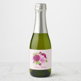Burgunder och rosa rosor
