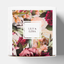 BURGUNDER OCH ROSAFÄRGAD PRESENTASKAR