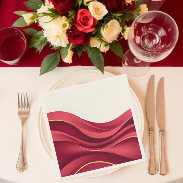 Burgunder Pappersservett (Burgundy Napkins )
