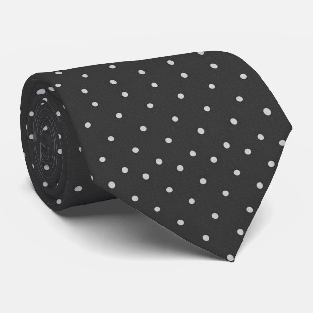 Burgunder polka prickar slips (Rullad)