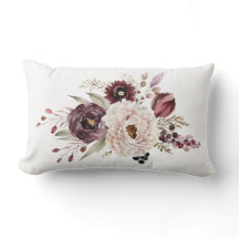 Burgunder Purpur Vinröd Vit Blommig Elegant Blomma