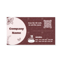 Burgunderkaffesalong Affärscort Design