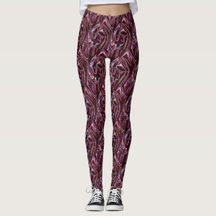 burgunderkrom leggings