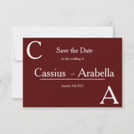 Burgundi Bliss: Version 2 Spara datum Spara Datumet