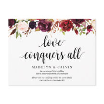 Burgundi Blommigtar, Kärlek erövrar alla, uppskjut