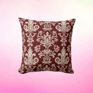 Burgundisk Elegans Kudde