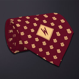 Burgundisk polisemblemmönster slips