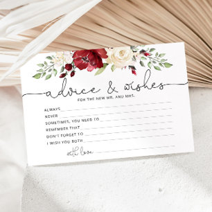 Burgundisk rådgivning och önskemål möhippa brevpapper