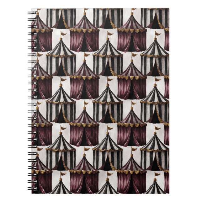 Burgundiska Cirkusen Anteckningsbok (Framsidan)